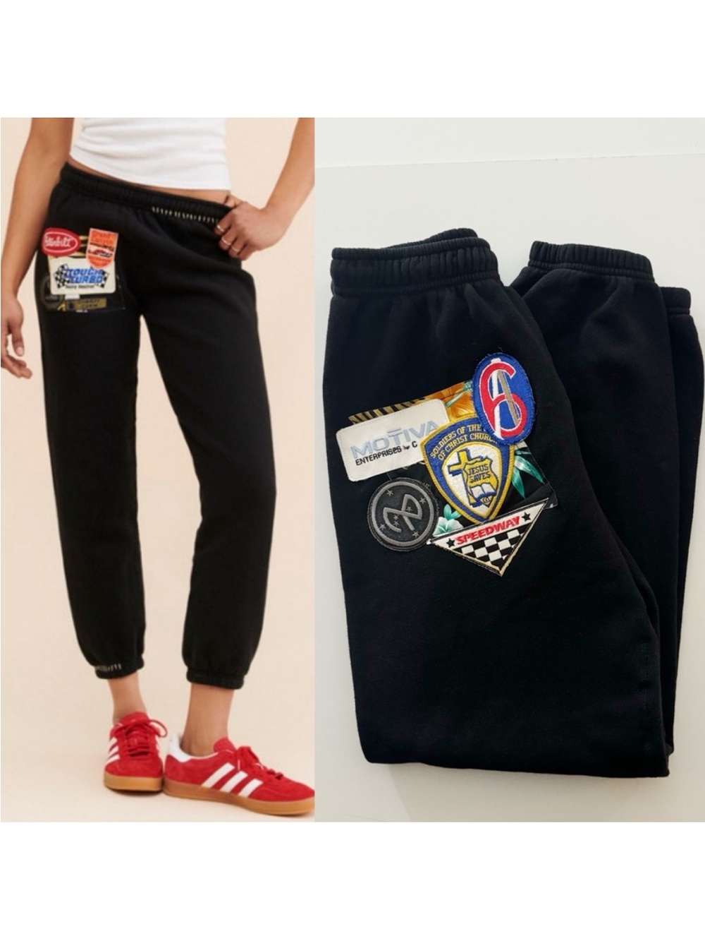 Riley Vintage Patchwork Sweatpants